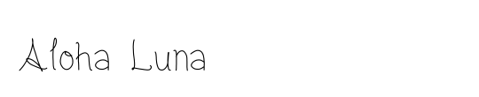 Aloha Luna 