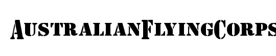 AustralianFlyingCorpsStencil