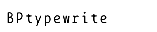 BPtypewrite