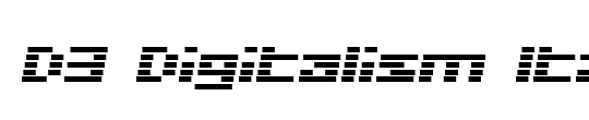 D3 Digitalism Italic