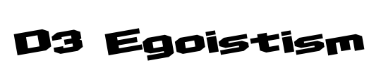 D3 Egoistism leaning
