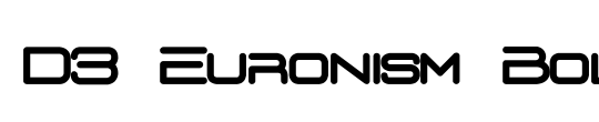 D3 Euronism Bold