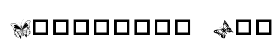Destiny's Butterfly Dingbats