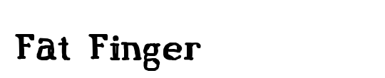 Fat Finger