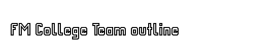 FM College Team outline