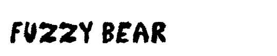 Fuzzy Bear
