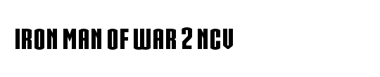 IRON MAN OF WAR 2 NCV