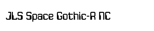 JLS Space GothicR