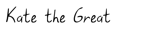 Kate the Great