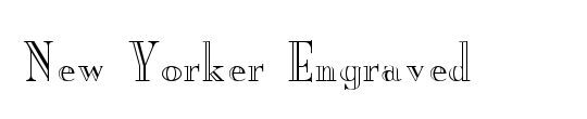 New Yorker Engraved