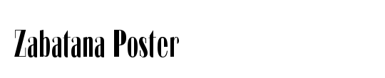 Zabatana Poster