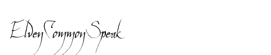 ElvenCommonSpeak