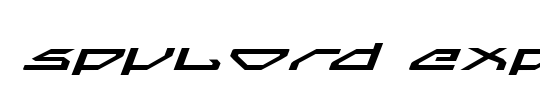 Spylord Expanded Italic