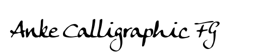 Anke Calligraphic FG