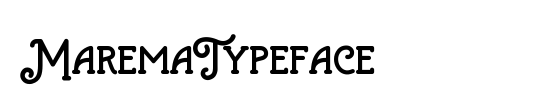 MaremaTypeface