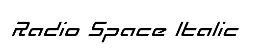 Radio Space Italic