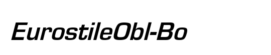 EurostileObl-Bo