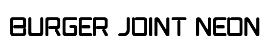 Burger Joint Neon JL