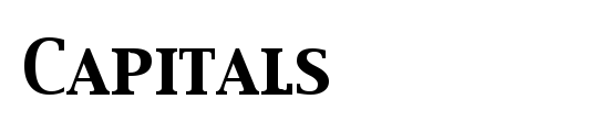 Capitals