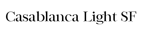Casablanca Light SF