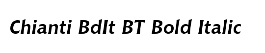 Chianti BdIt BT