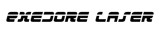 Exedore Laser Italic