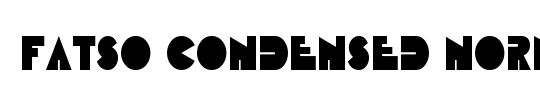 Fatso Condensed