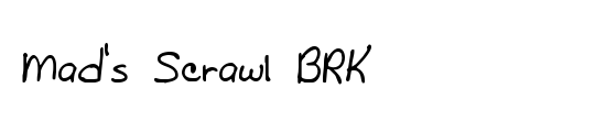 Mad's Scrawl BRK