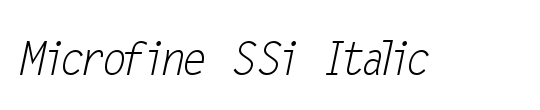 Microfine SSi