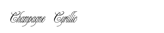 Champagne Cyrillic
