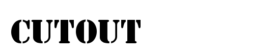 CutOut
