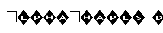 AlphaShapes diamonds