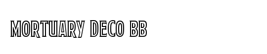 Mortuary Deco BB