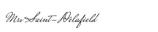 Mrs Saint-Delafield