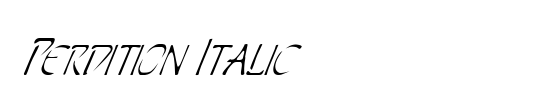 Perdition Italic