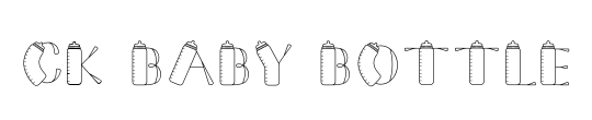 CK Baby Bottle