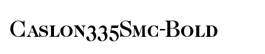 Caslon335Smc