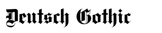 Deutsch Gothic