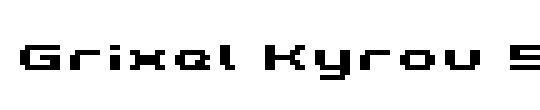 Grixel Kyrou 5 Wide Bold Xtnd