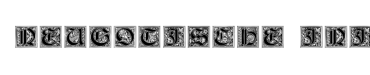 Neugotische Initialen