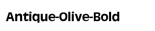 Antique-Olive-Bold