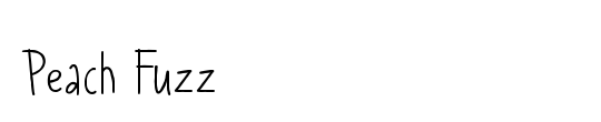 Peach Fuzz