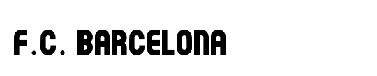 F.C. BARCELONA
