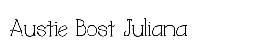 Austie Bost Juliana