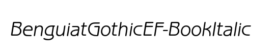 BenguiatGothicEF-BookItalic