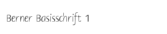 Berner Basisschrift 1