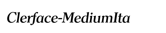 Clerface-MediumIta