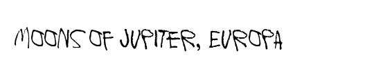 Moons of Jupiter, Europa