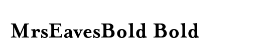 MrsEavesBold