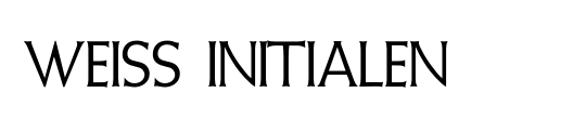Weiss Initialen